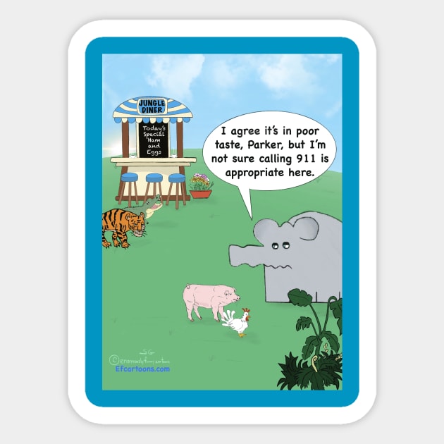 Enormously Funny Cartoons Diner Special Sticker by Enormously Funny Cartoons